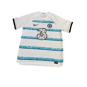 Nike x Chelsea Dri Fit Jersey Short Sleeves White Large 3 Soccer Futball FC Away